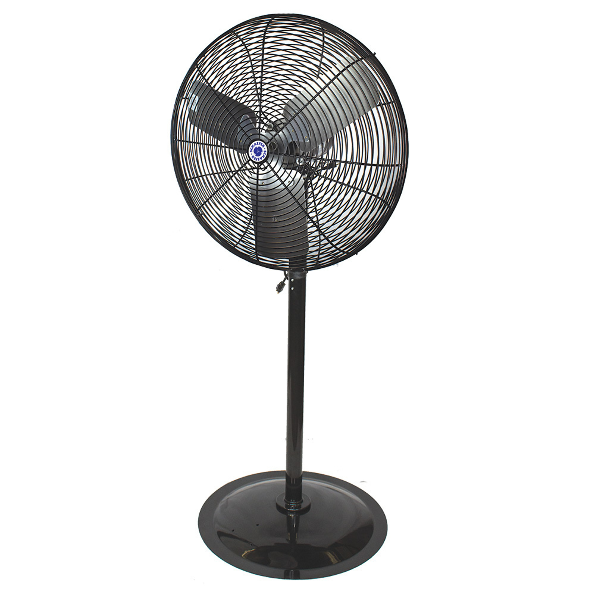 Schaefer, Pedestal Fan OSHA, Fan Diameter 24 in, Air Delivery 5280 cfm, Model# 24PFR-B